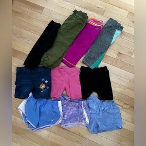 Girls Size 4/5 shorts & capris bundle